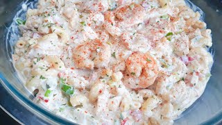 How To Make Shrimp Pasta Salad  Seafood Pasta Salad [upl. by Nnyltiac]