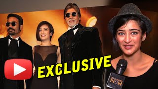 Shamitabh Movie  Akshara Haasan Exclusive Interview [upl. by Nonnahsal]