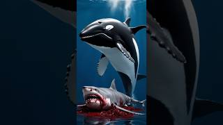 Killer whale vs shark creatures tortoise crocodile octopus walrus dolphin shorts [upl. by Maxwell]