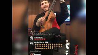 Post Malone sings country song live [upl. by Naerol661]