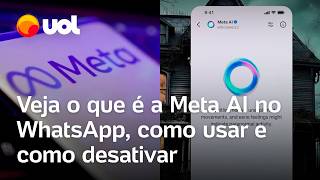 Meta IA veja o que é o círculo azul que apareceu no seu WhatsApp como usar e como desativar vídeo [upl. by Ynafetse360]