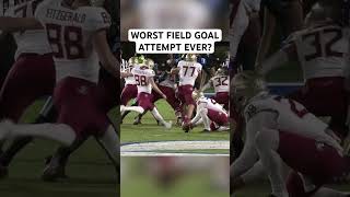 Florida State field goal attempt goes horribly wrong 🤣 shorts [upl. by Yar51]