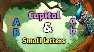 Capital and small letters  capital letterA a B bA B C D [upl. by Innep]