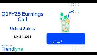 United Spirits Earnings Call for Q1FY25 [upl. by Atterrol640]