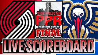 LIVE Scoreboard New Orleans Pelicans vs Portland Trail Blazers [upl. by Veradis]