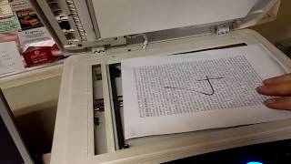 Utilizacion copiadora Xerox WC3220 copiando hojas A4 doble faz desde el vidrio [upl. by Atinod152]