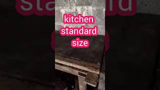 kitchen standard size  kitchen design  kitchen sink size shorts ytshorts kitchen viral [upl. by Novihc]