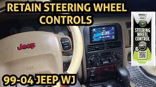 How to Hook up Steering Wheel Controls for Axxess ASWC1 on a 19992004 Jeep Grand Cherokee WJ [upl. by Lewls823]