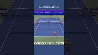 2024 Ningbo Open F Kasatkina vs Andreeva 60 46 64 tennis wta highlights [upl. by Yusuk81]