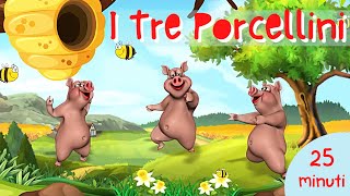 I Tre Porcellini 🐷🐷🐷 Canzoni per bambini e bimbi piccoli [upl. by Menedez953]