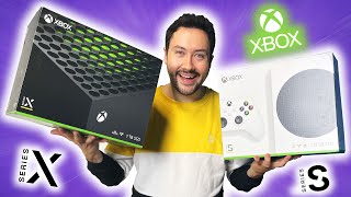 Jai la Xbox Series X et S en avantpremière  UNBOXING [upl. by Ecylla]