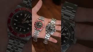 Tudor Black Bay Monochrome vs Burgandy borntodare [upl. by Anawk]