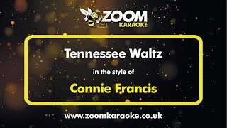 Connie Francis  Tennessee Waltz  Karaoke Version from Zoom Karaoke [upl. by Anatnas446]