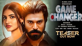 Game Changer Movie Official Trailer Announcement  Game Changer Movie In Hindi Dubbed  Ram Charan [upl. by Niwrehs]