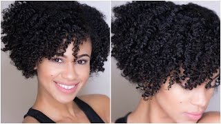 Natural Hair Flat Twist Out on Short Hair [upl. by Soinski]