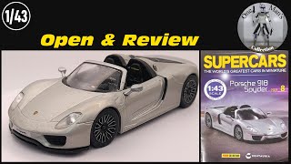 Supercars Collection 8  Porsche 918 Spyder 2013  Panini Collections [upl. by Niarbo]