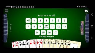 Well this was a fair game Spades Ace high 1v1v1 275 for 750 chip game [upl. by Ilamad]