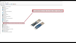 Sửa lỗi driver USB to TTL PL230xPL2303HXA phased out since 2012 please contact your supplier [upl. by Einahpehs301]