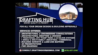 DRAFTING HUB  Tropical ApartmentTownhouseScheme Architectural Designs Jamaica 🇯🇲🌴 Vid 1 [upl. by Hooper41]