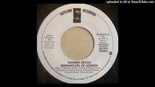 Warren Zevon  Werewolves of London Isolated Vocals [upl. by Yrruc]