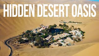 Drone HUACACHINA PERU HIDDEN DESERT OASIS Earth From Above 4K [upl. by Volpe]