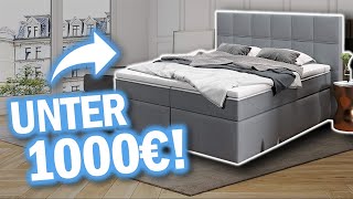 Top 3 BOXSPRINGBETTEN UNTER 1000€  Boxspringbetten unter 1000Euro Vergleich [upl. by Dolorita]