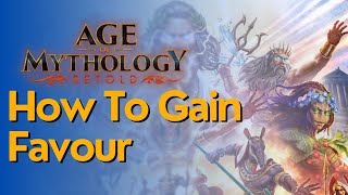 How To Get Favour In Age of Mythology Retold [upl. by Hyps497]