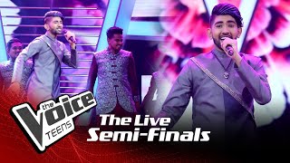 Shemil Clinson  Varaha Nadikkarai  The Live Semi Finals  The Voice Teens Sri Lanka [upl. by Quenna]