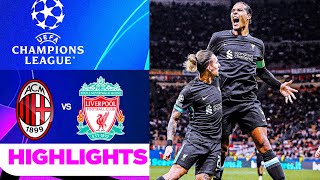 AC Milan vs Liverpool 13 Highlights  UCL 202425  Milan  Liverpool  Milanliverpool [upl. by Neila]