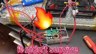 This 1000 Watt Voltage Converter Blew Up in the first 5 minutes SHPWS33 1kw DCDC 50A Review [upl. by Oberstone62]