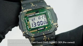 Casio GShock Carbon Core Guard DWE5600CC3ER Preowned [upl. by Aihtak]