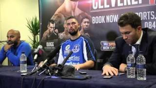 CLEVERLY v BELLEW 2  POSTFIGHT PRESS CONFERENCE  TONY BELLEW amp EDDIE HEARN [upl. by Ahseki800]