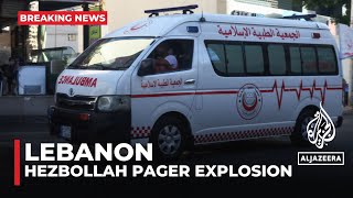 Hezbollah members wounded in Lebanon when pagers exploded Report [upl. by Lana]