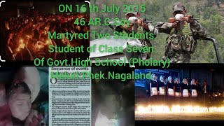 Send Choir In Memory of the two innocent Students Martyred by 46AR Candle light Service [upl. by Annauj]