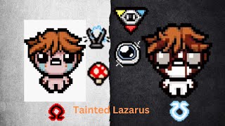 The Binding of Isaac Repentance Tainted Lazarus Run [upl. by Ynnavoj]