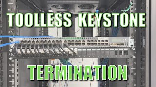 How I Terminate Shielded Keystone Jacks [upl. by Bonney]