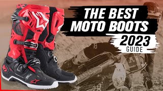 Best Premium Motocross Boots  2023 [upl. by Ahselrac]