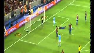 Strepitoso goal in rovesciata annullato a Cavani Barcellona  Napoli  Trofeo Gamper [upl. by Leary]