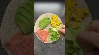 Healthy Breakfast idea  Savory Breakfast Wrap Stack easylunch easyrecipe easyrecipes [upl. by Chipman]