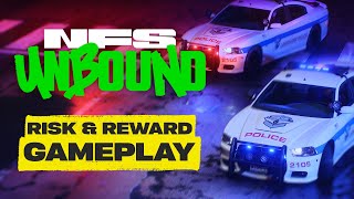 Need for Speed Unbound  Risk amp Reward Gameplay Trailer [upl. by Yllen]