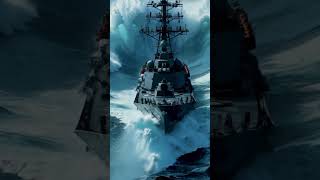 Is it Massive Tidal Wave or Tornado scaryocean tidalwave ship [upl. by Chuck]