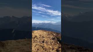 Switzerland in 15 seconds 😍 Niederhorn switzerland swissalps [upl. by Nlycaj]