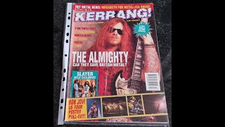 KERRANG ISSUE 437 3RD APRIL 1993 THE ALMIGHTY COVER OVERVIEW [upl. by Irma]