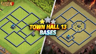 🔥 NEW TH13 Base Link Best Town Hall 13 Base for TrophyWarHybridFarming  Clash of Clans 🏆 [upl. by Mischa]