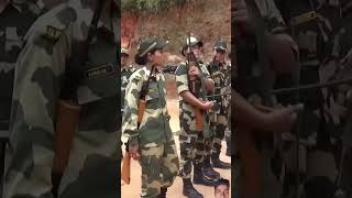 Bsf training kaise hota hai  ssc army bsfgirlstraining india 🇮🇳 ytshort viralvideo [upl. by Aerahs]