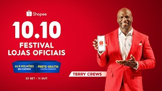 1010 Festival Lojas Oficiais Shopee com Terry Crews  ShopeeBR [upl. by Acissj]