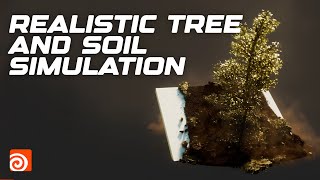 Realistic Tree and Soil Simulation  Pro Houdini Tutorial [upl. by Ahsyen]