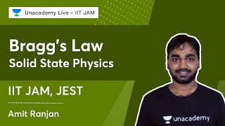 Braggs Law  Solid State Physics   IIT JAM JEST  Amit Ranjan [upl. by Busey472]