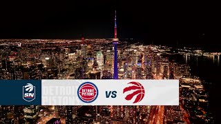 Tangerine Game Highlights Raptors vs Pistons  November 15 2024 [upl. by Silirama103]