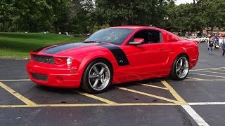 2007 Ford Mustang Foose Stallion Edition in Red amp Engine Sound on My Car Story with Lou Costabile [upl. by Idoc]